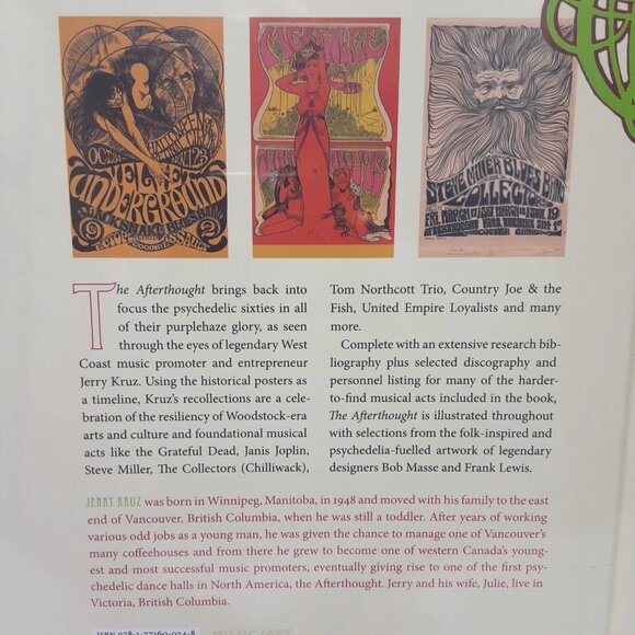 Jerry Kruz AFTERTHOUGHT West Coast ROCK POSTER Recollection HC Book - Sealed - Picture 9 of 9